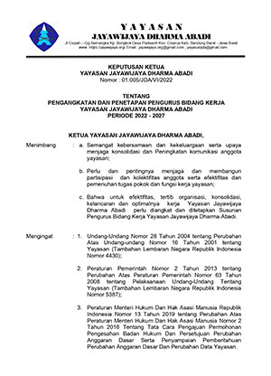 SK KEPALA BIDANG YJDA 1
